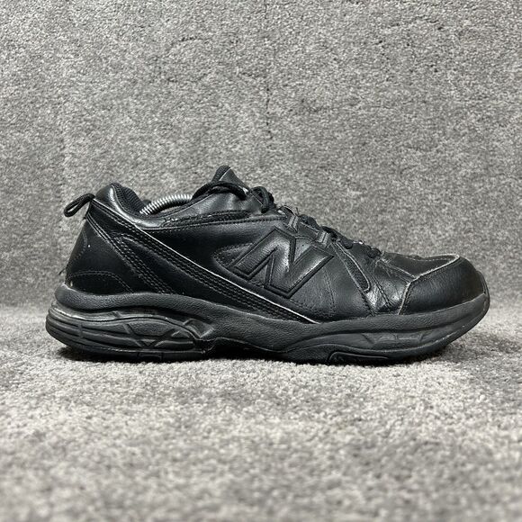 New Balance 608 V3 MX608V3B Mens Sz 12 Black Athletic Walking Running Shoes Used main image 10